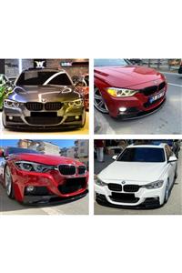 stuning Bmw F30 Ön Lip M Technic Plastik Parlak Siyah Vakum 2012-2016