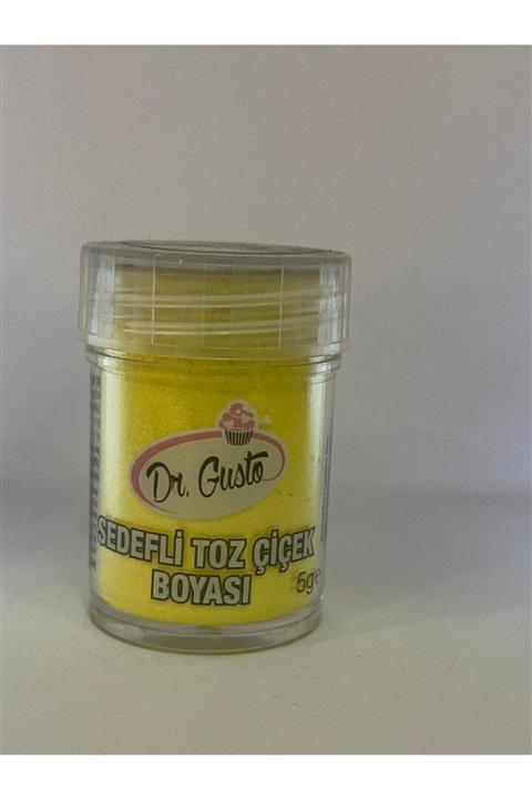 Dr. Gusto Sedefli Toz Çiçek Boyası Limon Sarı