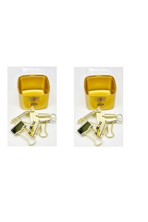 Mas Cubbıe Premıum Omega Kıskaç 19mm Gold 2 Adet
