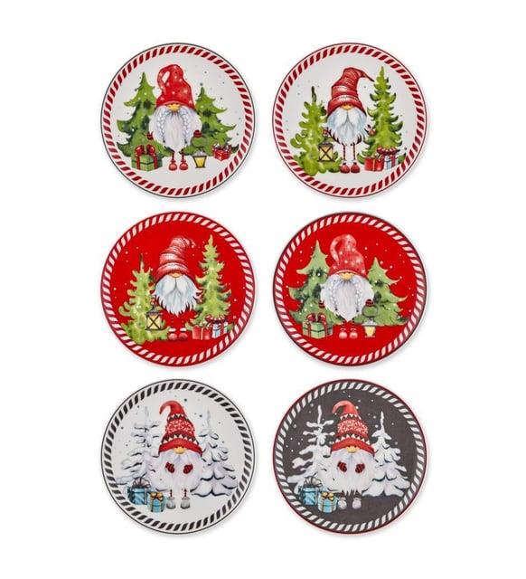 The Mia Gnomes Pasta Tabağı 6 Lı Set - 19 Cm