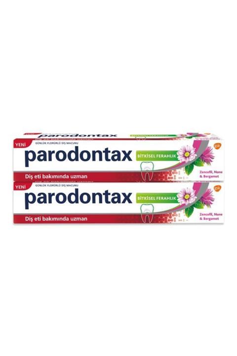 Parodontax Bitkisel Ferahlık Diş Macunu 75ml X 2 Adet