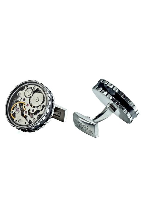 Omark Cotton Forcehold Silver Watch Kol Düğmesi