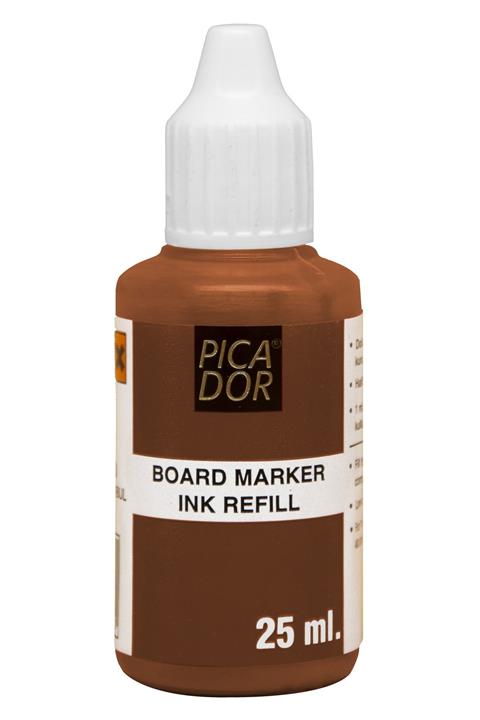 Picador Beyaz Tahta Kalem Mürekkebi 25 Ml Kahverengi (023)