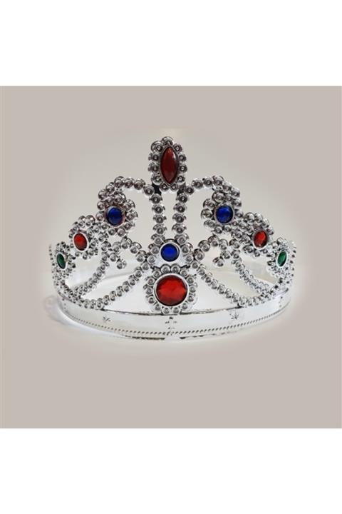 HESAPLIJET Prenses Parti Tacı Gümüş Rengi 1 Adet