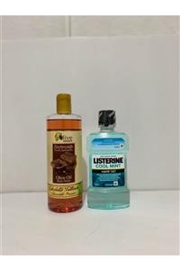 Listerine Cool Mint Hafif Tat Ağız Bakım Suyu Alana Olive Senses Çikolata Tutkusu Duş Jeli Hediye