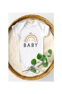 BabyLimon Boho Gökkuşağı Baskılı Bebek Zıbını