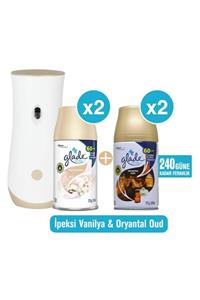 Glade Ipeksi Vanilya & Oryantal Oud 240 Gün Etkili - Makine + 4x269 ml Yedek