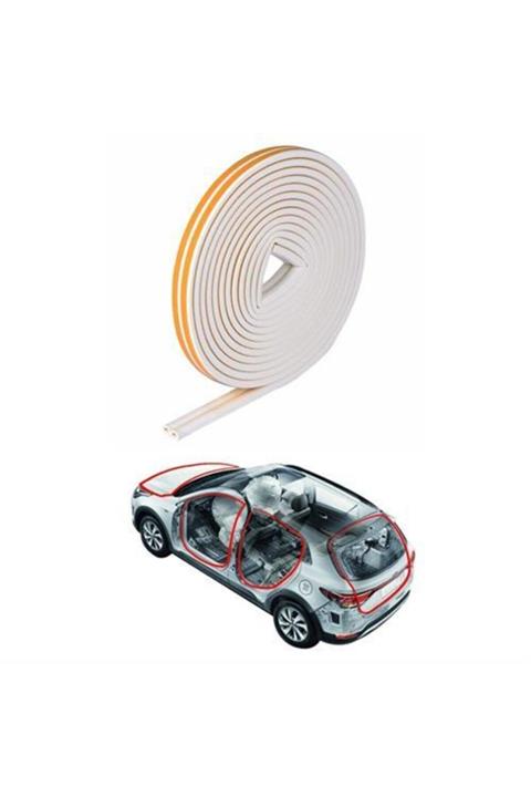 ModaCar Kapı Bagaj Ses Isı Izolasyon Fitili 120 Mt Beyaz 427471 Indirimli Paket