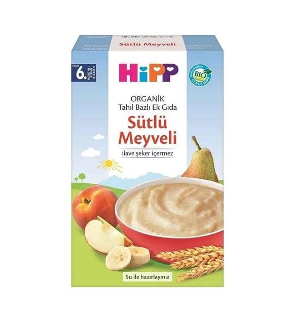 Hipp Organik Sütlü Meyveli Tahıl Bazlı Ek Gıda 250gr