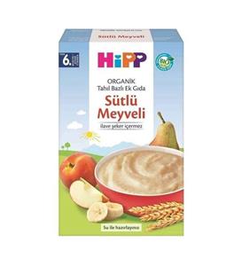 Hipp Organik Sütlü Meyveli Tahıl Bazlı Ek Gıda 250gr