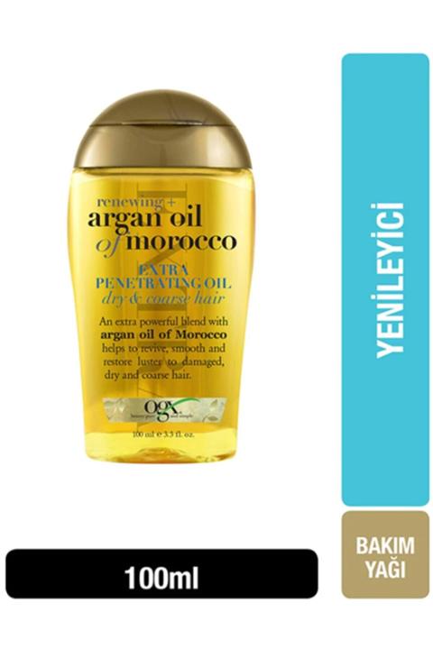 OGX Kuru Ve Sertleşmiş Saçlar Için Yenileyici Extra Argan Yağ 100 Ml