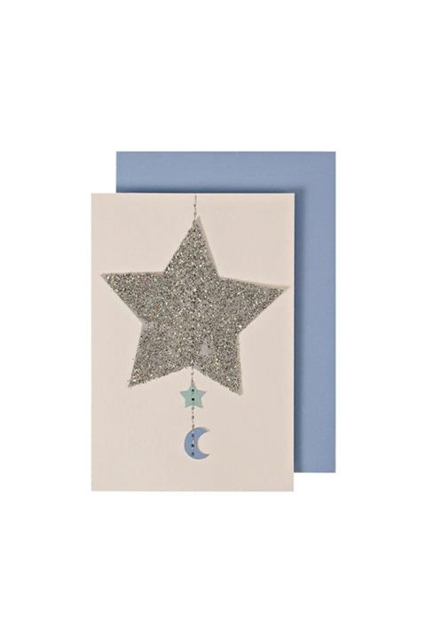 Meri Meri Ay Yıldız Not Kartı