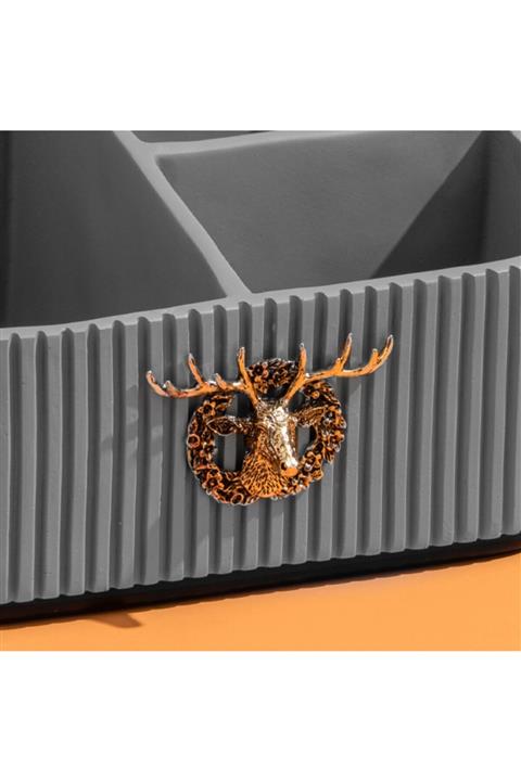 Nemtech Dekoratif Saklama Düzenleme Kutusu Gri 41gr