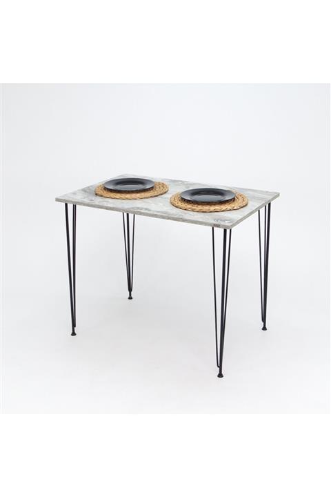 Mars Mobilya Milano Gri Bahçe Balkon Masası