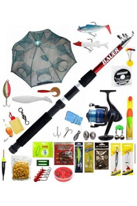 Remixon En Ince Ayrıntılı 53 Parça Tam Takım Hazır Olta Takımı Olta Seti