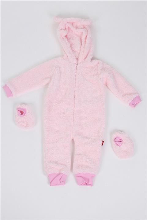 Cyber Lady Pembe Welsoft Bebek Tulum Peluş Tulum Patik Hediyeli