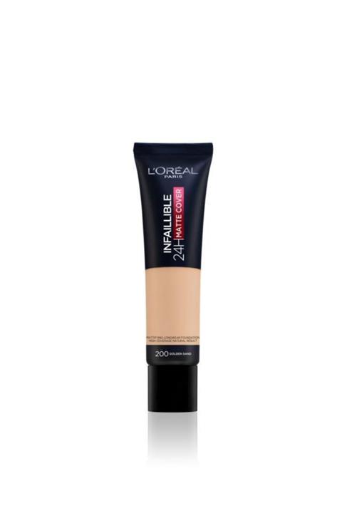 L'Oreal Paris Infaillible 24H Matte Cover Yüksek Kapatıcı Fondöten 200 Golden Sand 3600523784455