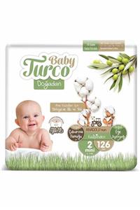 Baby Turco Doğadan 2 Numara Mini 126 Adet