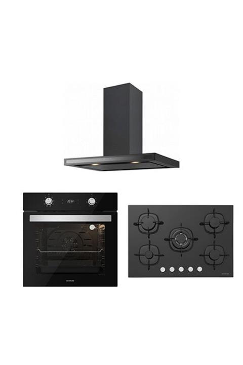 Silverline Set-23- 5 Yıl Garanti - Venezia Isola 90 + Cs5365b01 Ocak + Bo6504b01 Fırın