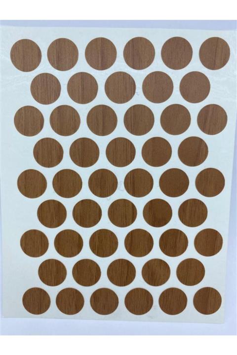 WEISS Yapışkanlı Vida Tapası 1 Yaprak 50 Adet Italyan Ceviz