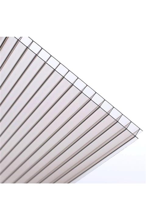 GARDENPLAST Polikarbon Pratik Sundurma Levhası Şeffaf - Alüminyum Çerçeveli 100x120 Cm