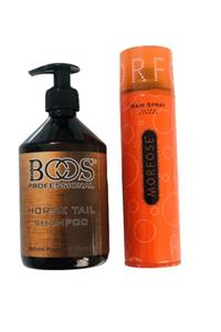 PRO BOOS PROFESSIONAL Horse Taıl Şampuan 500 Ml + Morfose Turuncu Sprey 200 Ml