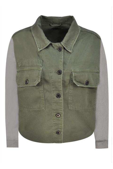 AllSaints Kadın Yeşil Kot Ceket Rn128793 Ca58080 D002698