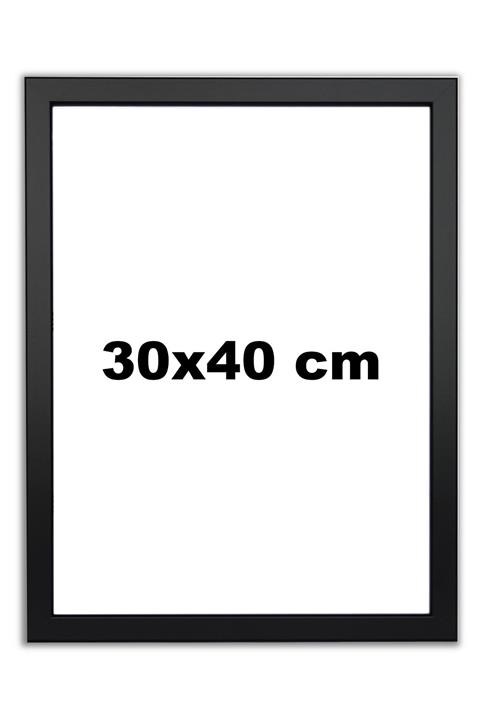 MyWoodGift 30x40 Siyah Çerçeve