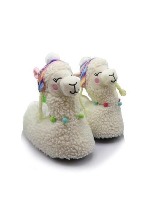 Twigy Tt0736 Lama Krem Kışlık Kadın Panduf