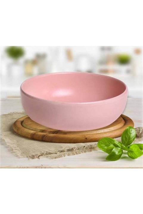 Yıldızhome Mat Açık pembe Salata Kasesi 1 Adet
