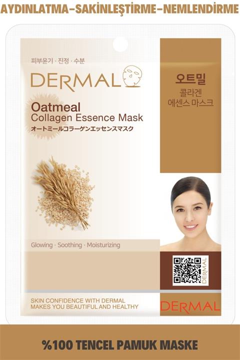 Dermal Yulaf Özlü Kollajen Maskesi 23 gr