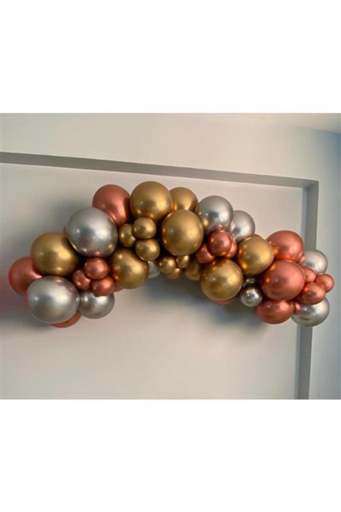 Ege Parti Evi Krom Balon Zinciri