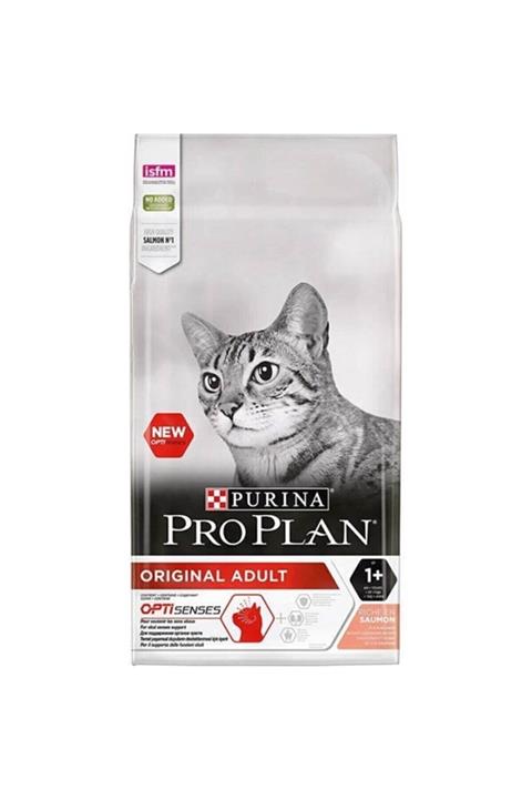Proplan Somon Balıklı Yetişkin Kedi Maması- 1 Kg - Vakumlu Paket-sokak Canlarına Mama Hediyeli