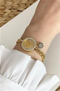 Çlk Accessories Altın Kaplama Gold Dorika Para Bileklik Trbilek7511 B312503