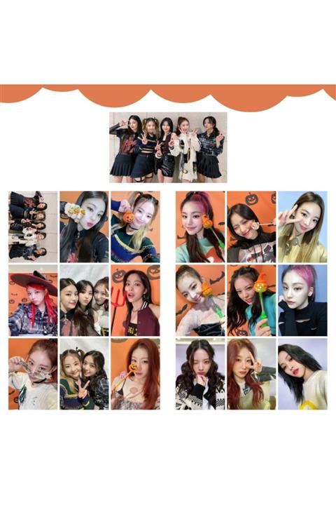 Kpop Dünyasi Itzy '' Hallowen 2021 '' Fotokart Seti