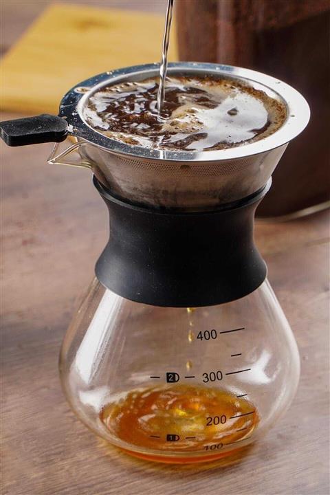 Senin Dükkanın Borosilikat Cam Kahve Demlik - 400 ml