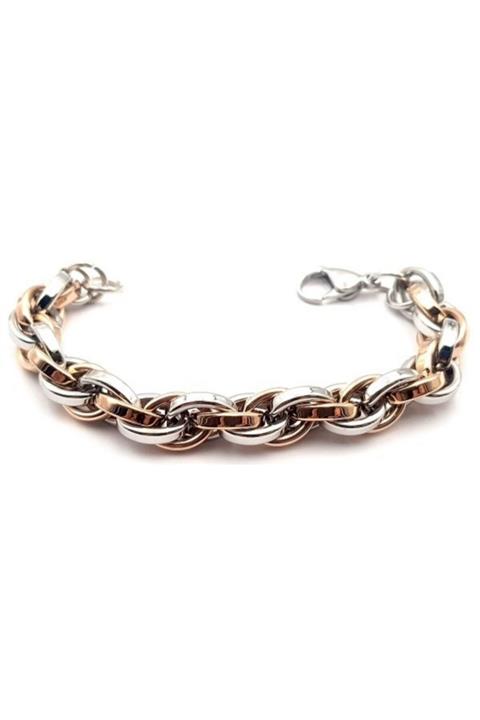 Welch Rose Beyaz Çelik Bileklik