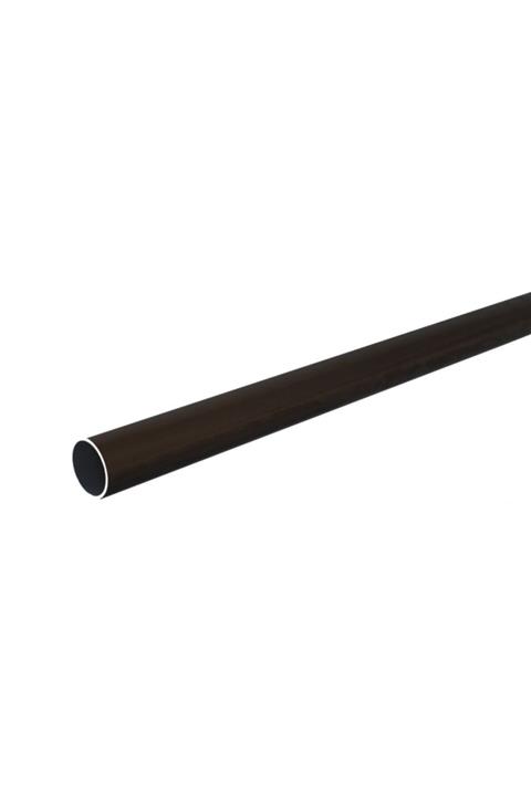 ALM Alüminyum Market Alüminyum Küpeşte Boru Profili 35'lik 1,5mm Inox Parlak 6 Mt.