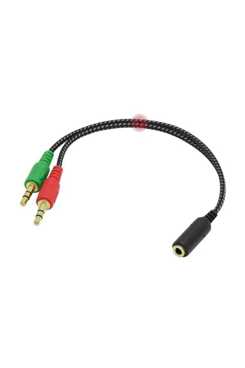 FRISBY Fa-6624ac Kulaklık Ses Mikrofon Ayırıcı Dönüştürücü Çoklayıcı Kablo