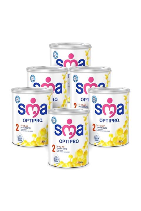 SMA 6-12 Ay Devam Sütü X 6 Lı Optipro 2 800 Gr