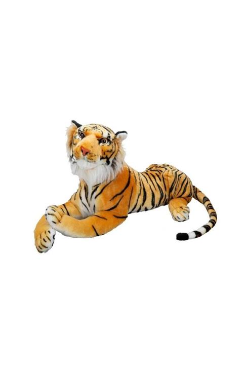 Sunman Peluş Yatan Kahverengi Kaplan