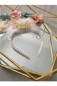 MerHan Party Bride Taç Gold