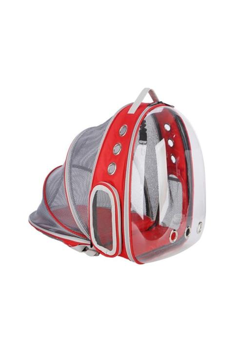 Easy Pet Fileli Açılabilir Şeffaf Astronot Kedi Köpek Evcil Hayvan Taşıma Çantası