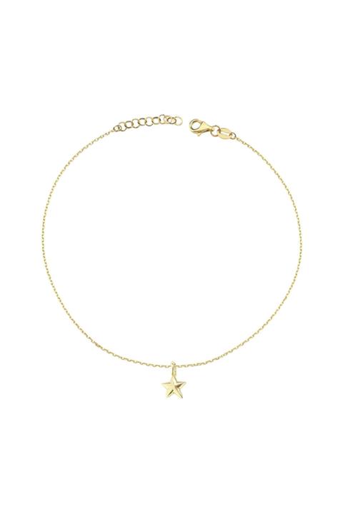 Lilarote Pırlanta Yıldız Altın Hal Hal Bileklik