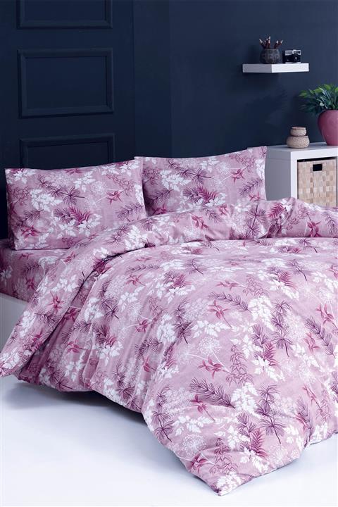 SENLİFE Hazal Pamuklu Ranforce Nevresim Takımı King Size