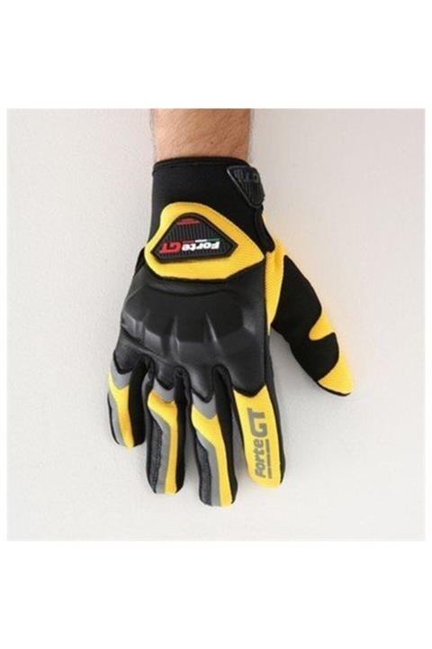 Forte GT 20 Soft Korumalı Dokunmatik Sarı Eldiven