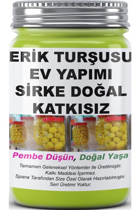 SPANA Sirke Ev Yapımı Katkısız Erik Turşusu  800gr