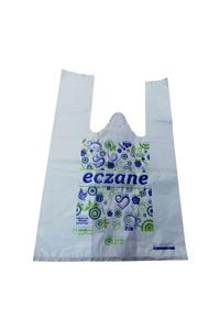 Merpak Bio Eczane Poşeti Baskılı Atlet Boy Eczane Poşeti 20x35 Cm 5 Kg X 1000'li