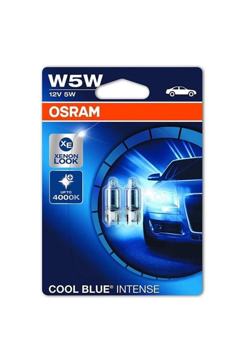 Osram Cool Blue Intense W5w T10 Dipsiz Ampul 4000k 12v 5w 2 Adet