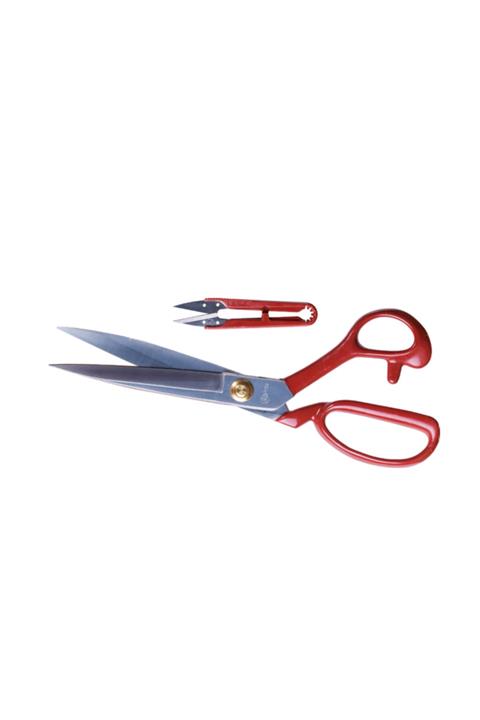 PIN -1104 Kırmızı Saplı Terzi Makası 10 Inç